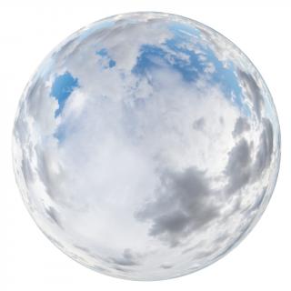 HDRi Skydome of Clouded Sky 12K